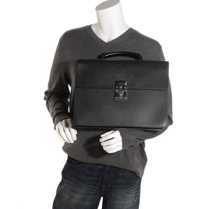 Louis Vuitton Taiga Robusto 1 Compartment Briefcase Ardoise 2 of 7
