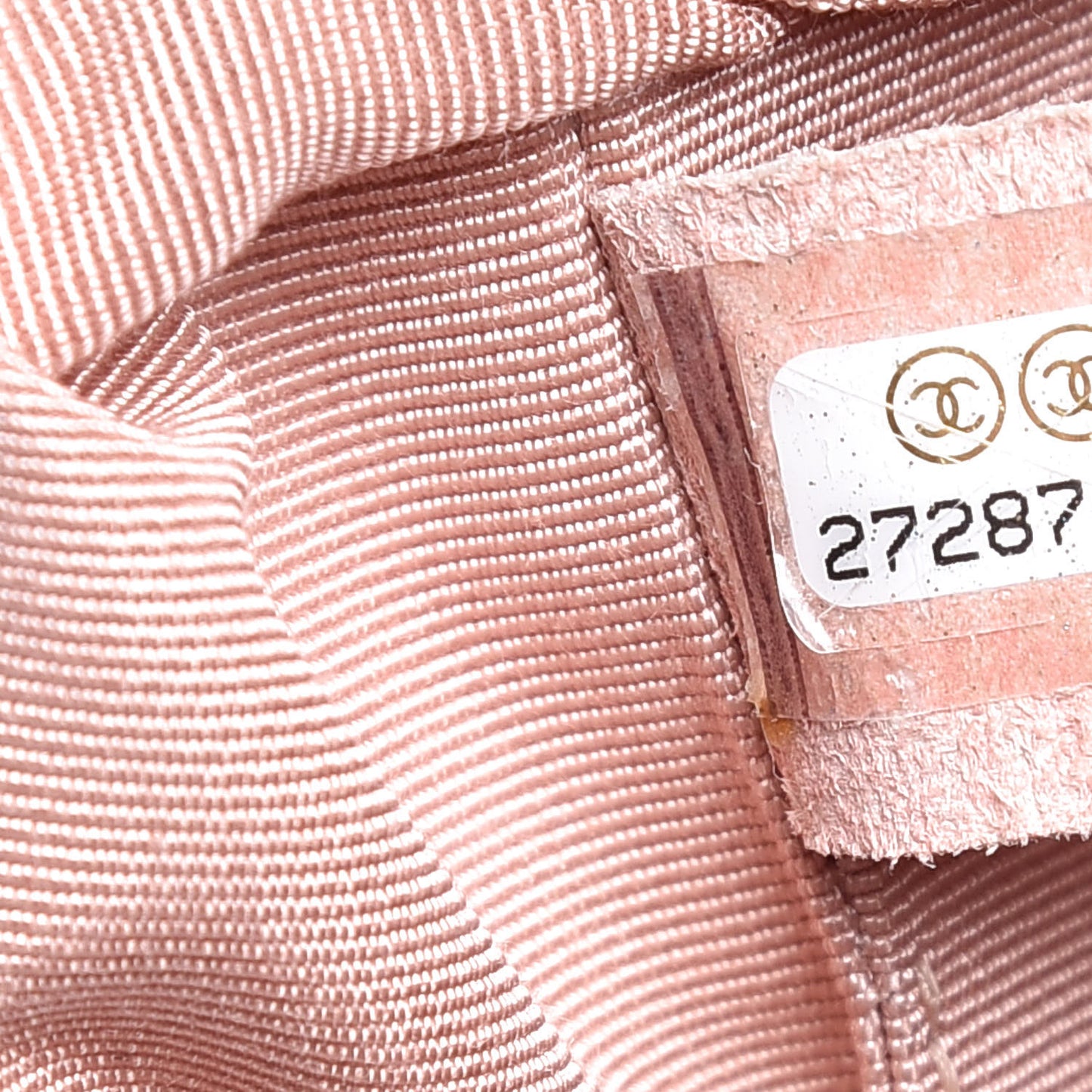 Aged Calfskin Quilted Gabrielle Backpack Light Pink