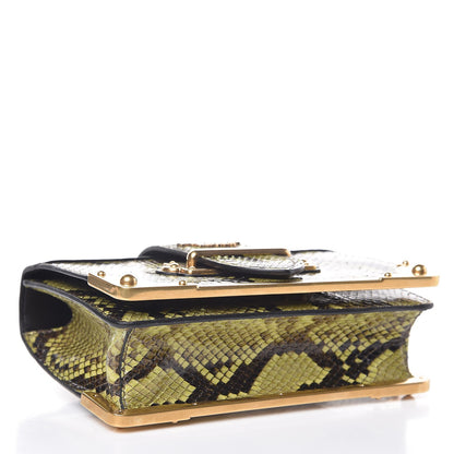 Prada Python Cahier Bag Green 4 of 6