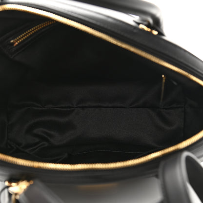 Salvatore Ferragamo Calfskin Fiamma Bag Black 5 of 11