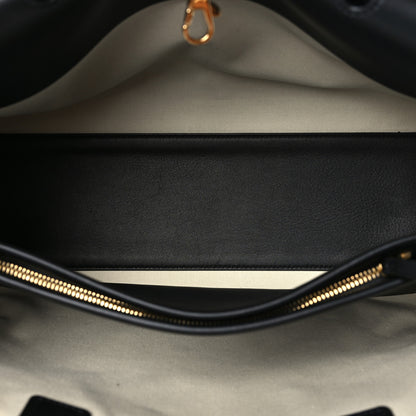 Chanel Denim Calfskin Urban Essentials Large Shopping Bag Blue Black 5 of 10