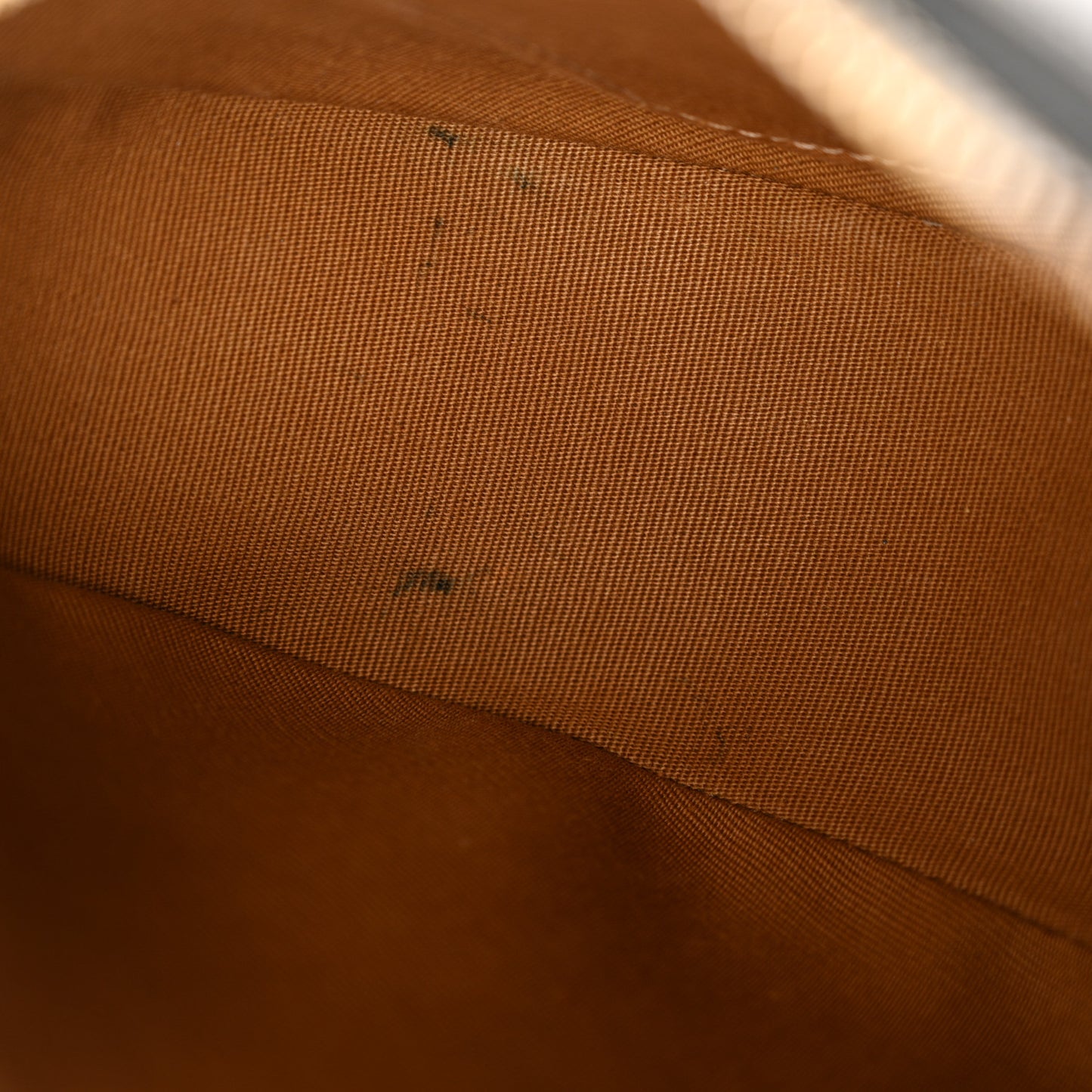 Triomphe Canvas Calfskin Ava Shoulder Bag Tan