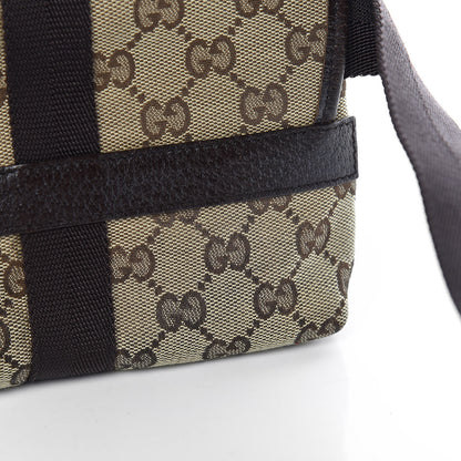 Gucci Monogram Waist Pouch Bag Dark Brown 12 of 12