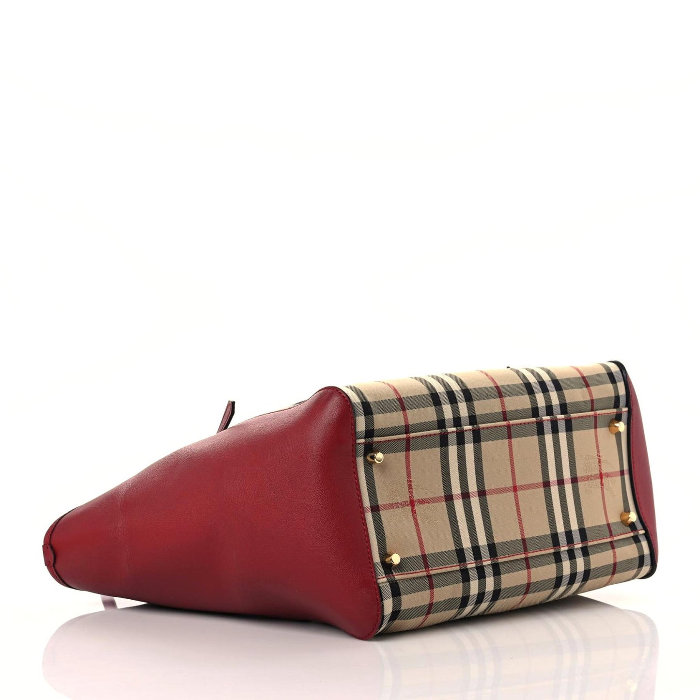 Horseferry Check Small Canterbury Tote Honey Parade Red