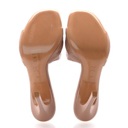 Louis Vuitton Lambskin Embossed Monogram Revival Mules 41 Beige 5 of 11