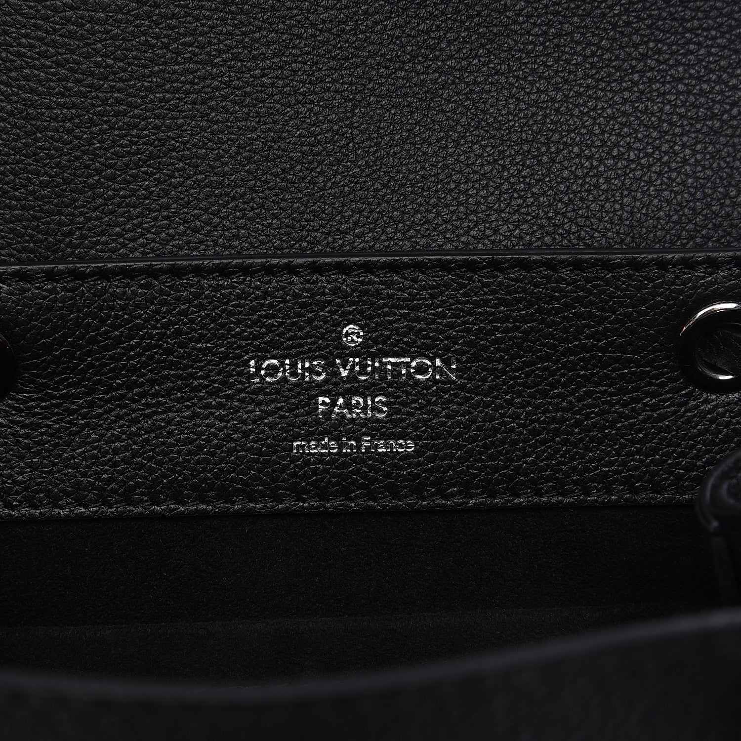Louis Vuitton Calfskin Lockme Backpack Black 6 of 10