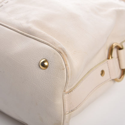 Saint Laurent Calfskin Oversized Muse Ivory 12 of 23