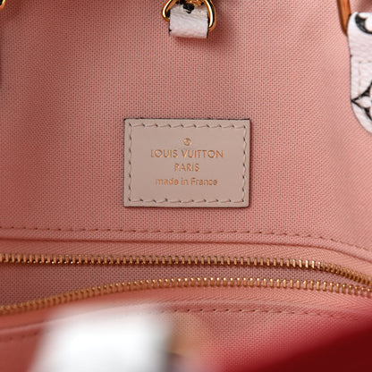 Louis Vuitton Monogram Giant Onthego GM Rouge Rose 9 of 11