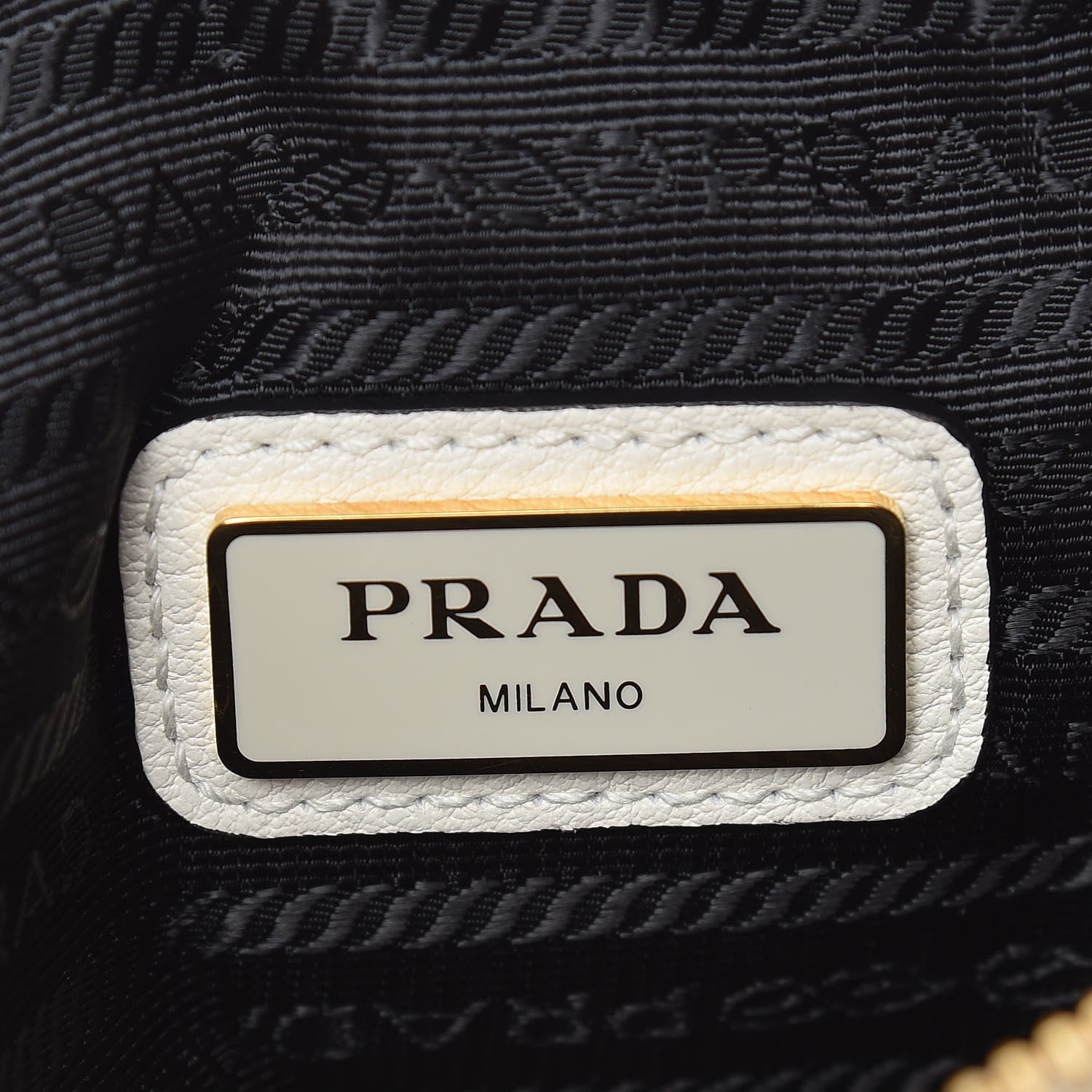 Prada Vitello Daino Medium Double Zip Shoulder Bag White 8 of 15