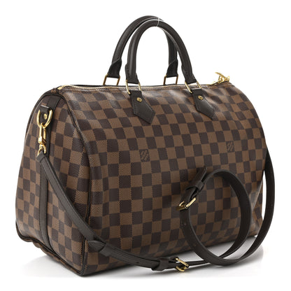 Louis Vuitton Damier Ebene Speedy Bandouliere 35 3 of 12