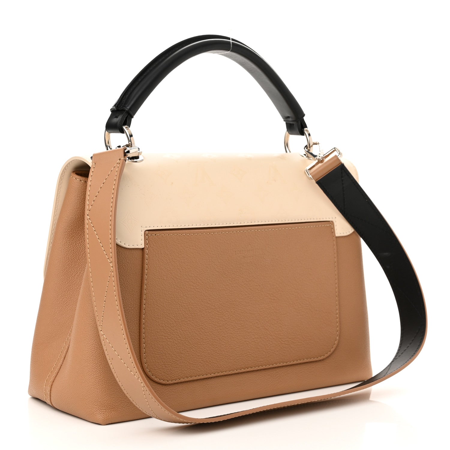 Louis Vuitton Cuir Plume Ecume Very One Handle Sesame Creme 2 of 11