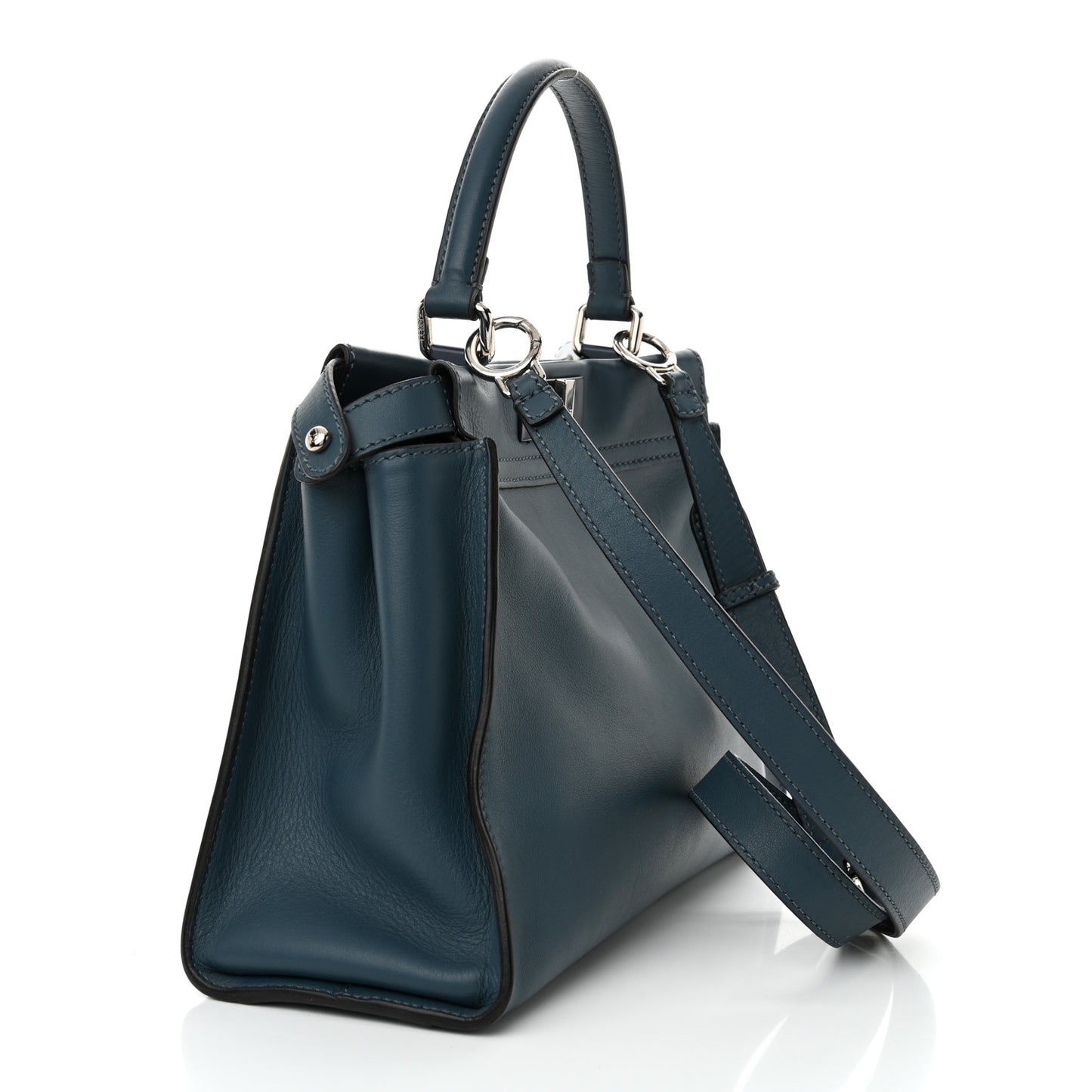 Calfskin Geometric Embroidered Medium Peekaboo Iconic Satchel Pavone Palladio