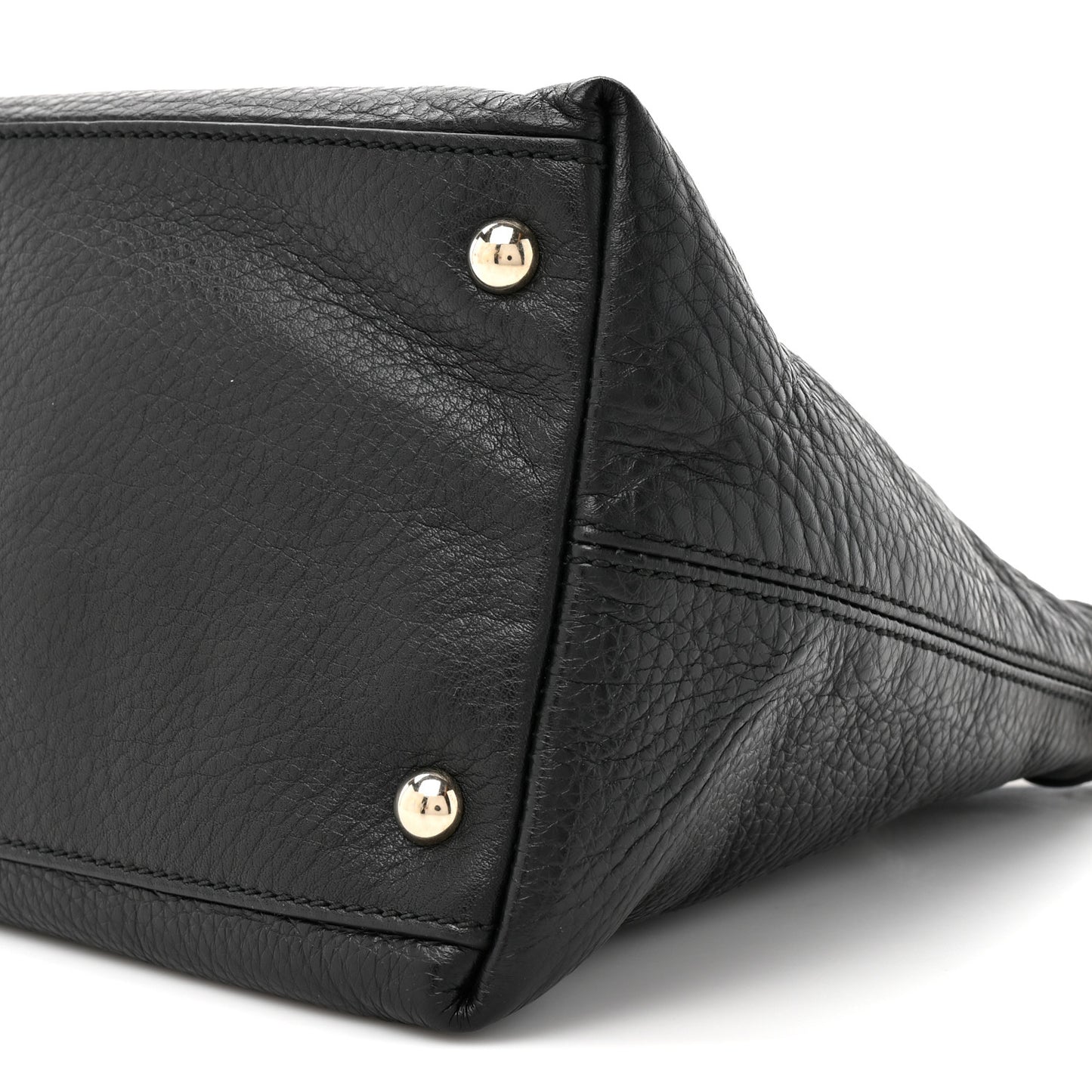 Cellarius Calfskin Small Soho Top Handle Satchel Black