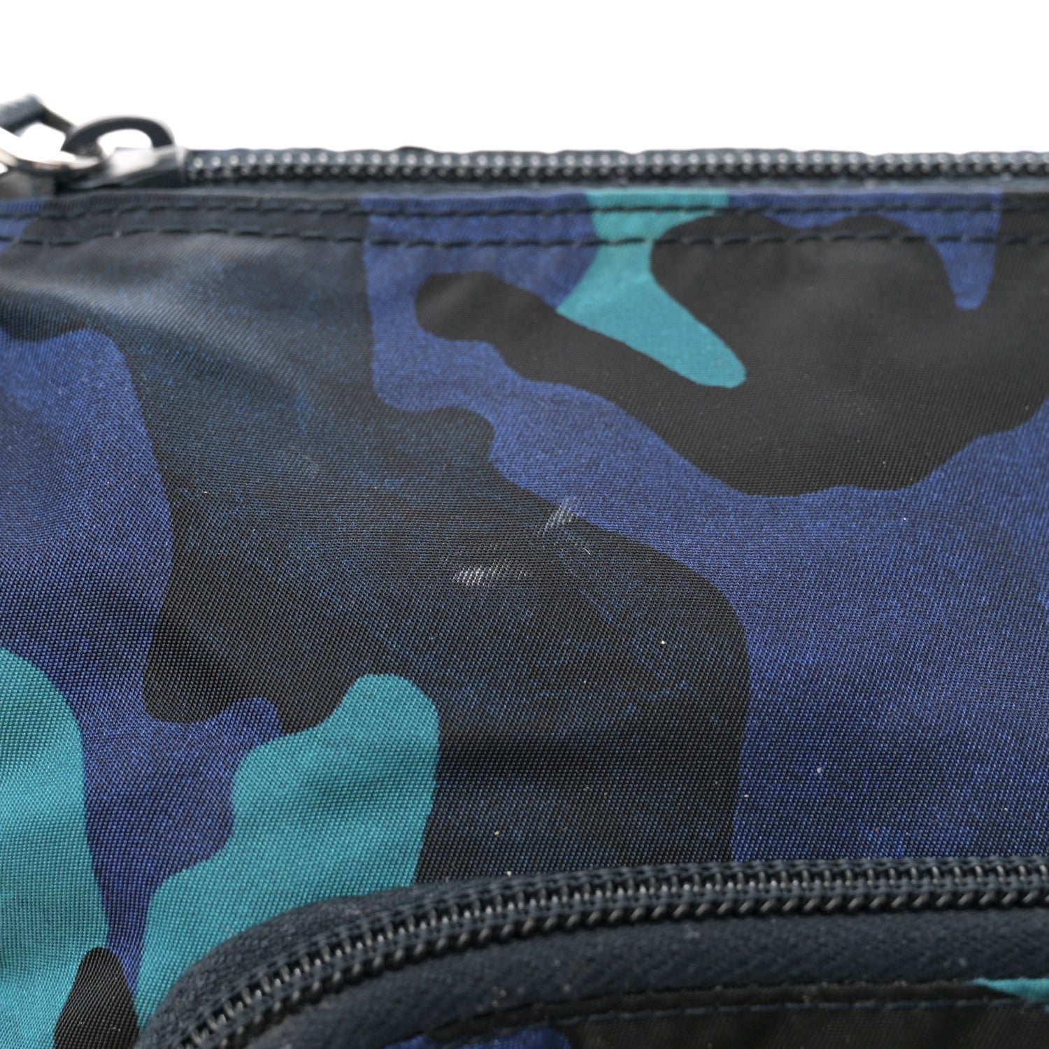 Prada Tessuto Nylon Camouflage Messenger Bag Royal 11 of 13