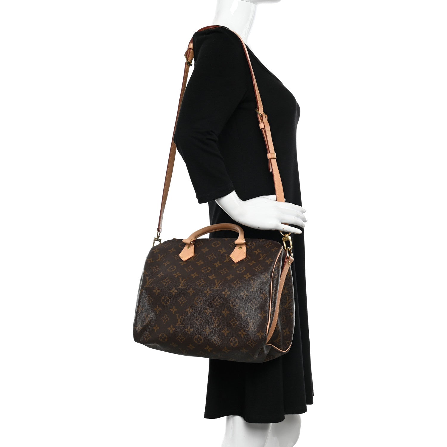 Louis Vuitton Monogram Speedy Bandouliere 30 3 of 17