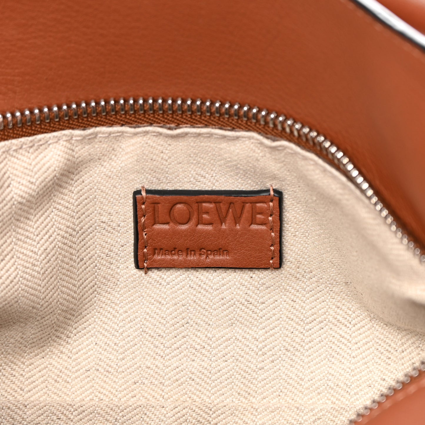 Calfskin Small Puzzle Bag Tan