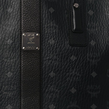 MCM Visetos Medium Liz Reversible Shopper Tote Black 7 of 19