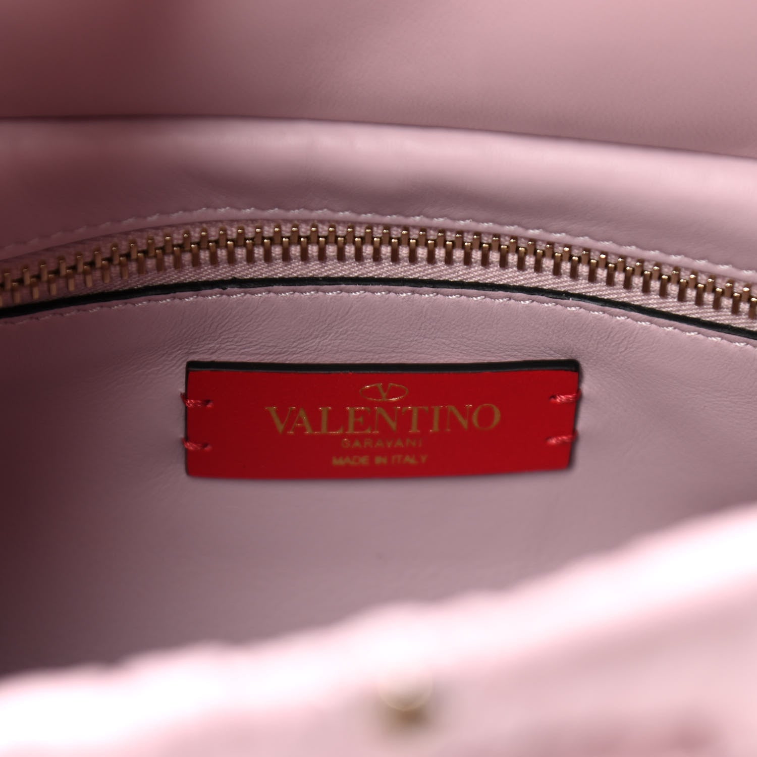 Valentino Garavani Nappa Spikeme Clutch Rose Quartz 6 of 10