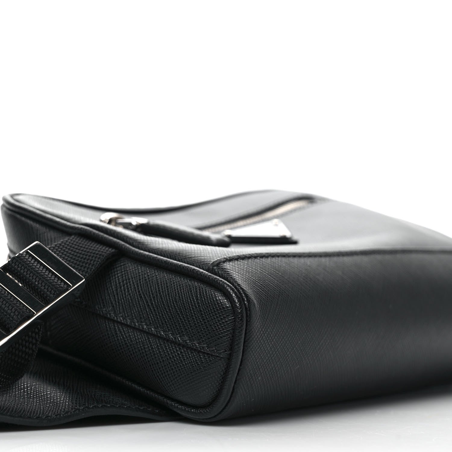 Prada Saffiano Belt Bag Black 7 of 8