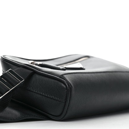 Prada Saffiano Belt Bag Black 7 of 8