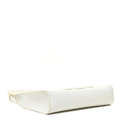 Celine Smooth Calfskin Cuir Triomphe Shoulder Bag White 4 of 21