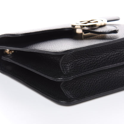 Gucci Dollar Calfskin Small Interlocking G Shoulder Bag Black 8 of 10
