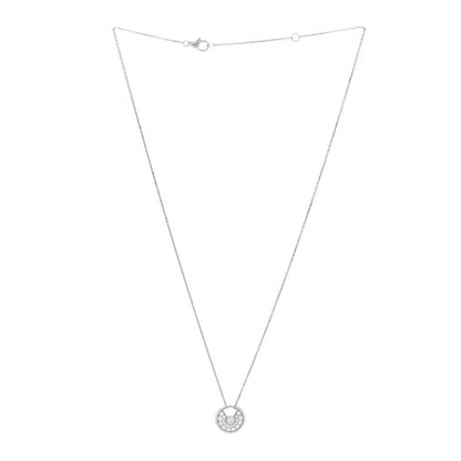 Cartier 18K White Gold Diamond XS Amulette de Cartier Pendant Necklace 2 of 5