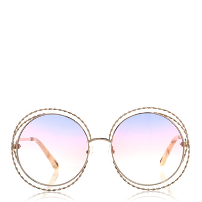 Chloe Oversized Round Carlina Oversized Round Sunglasses CE114ST Rainbow 2 of 7