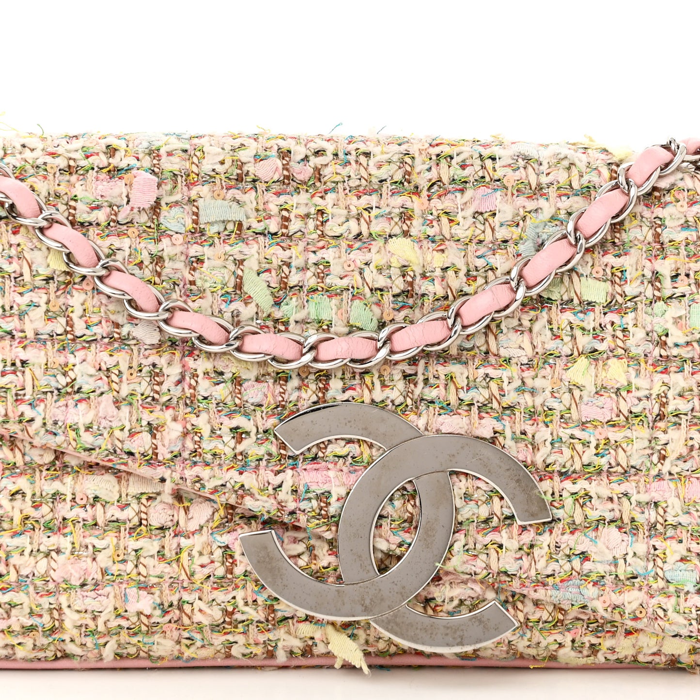 Tweed CC Flap Multicolor