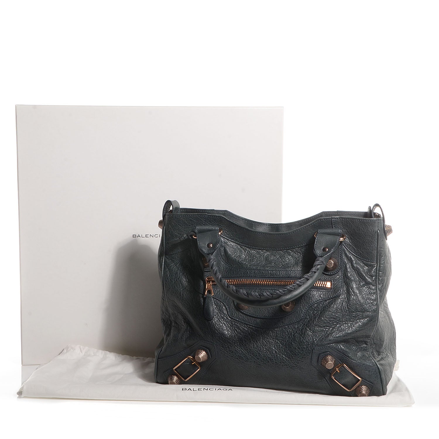 Balenciaga Agneau Giant 21 Rose Gold Hardware Velo Anthracite 4 of 11