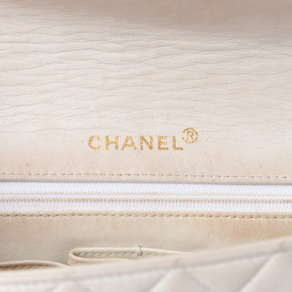 Chanel Lambskin Quilted Small Single Flap White 16 of 19