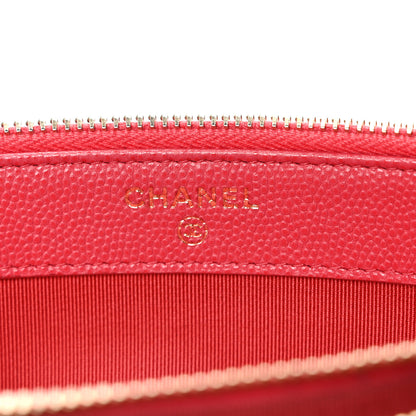 Chanel Caviar Quilted Small Clutch With Chain Pink 6 of 11