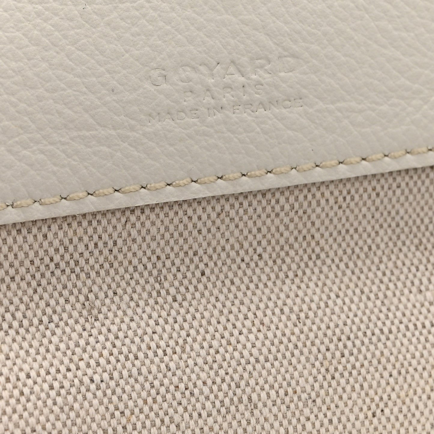 Goyardine Saint Louis PM White