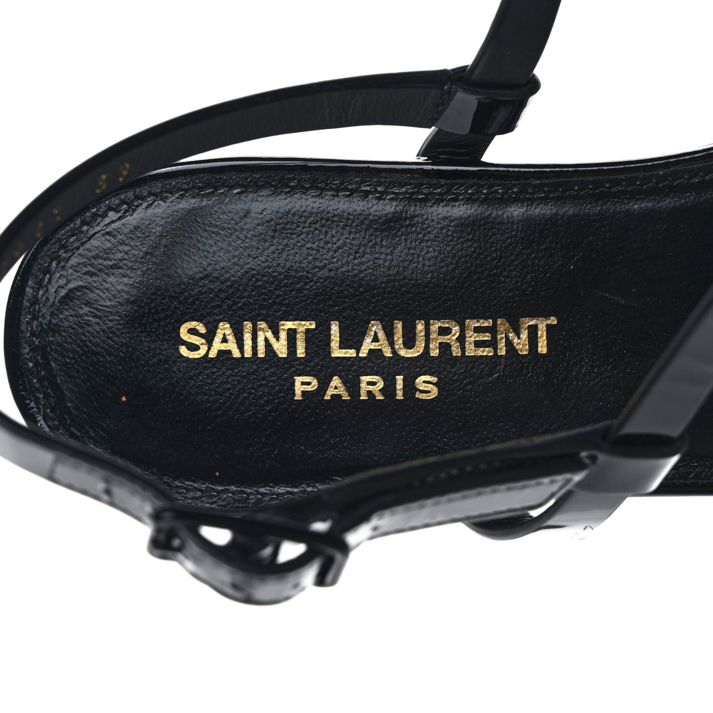 Calfskin Cassandra Monogram Sandals 39 Black