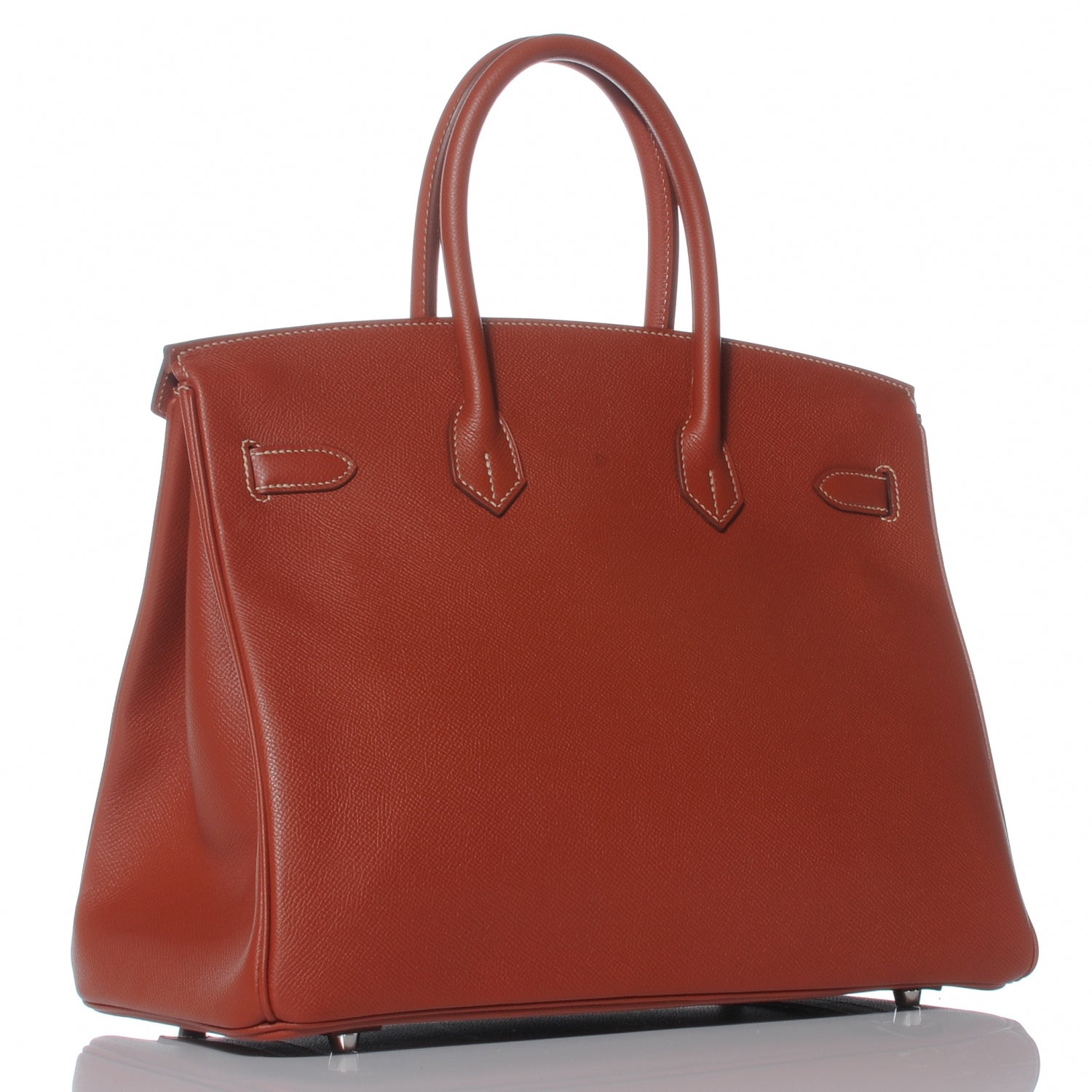 Hermes Epsom Candy Birkin 35 Brique Orange 3 of 11