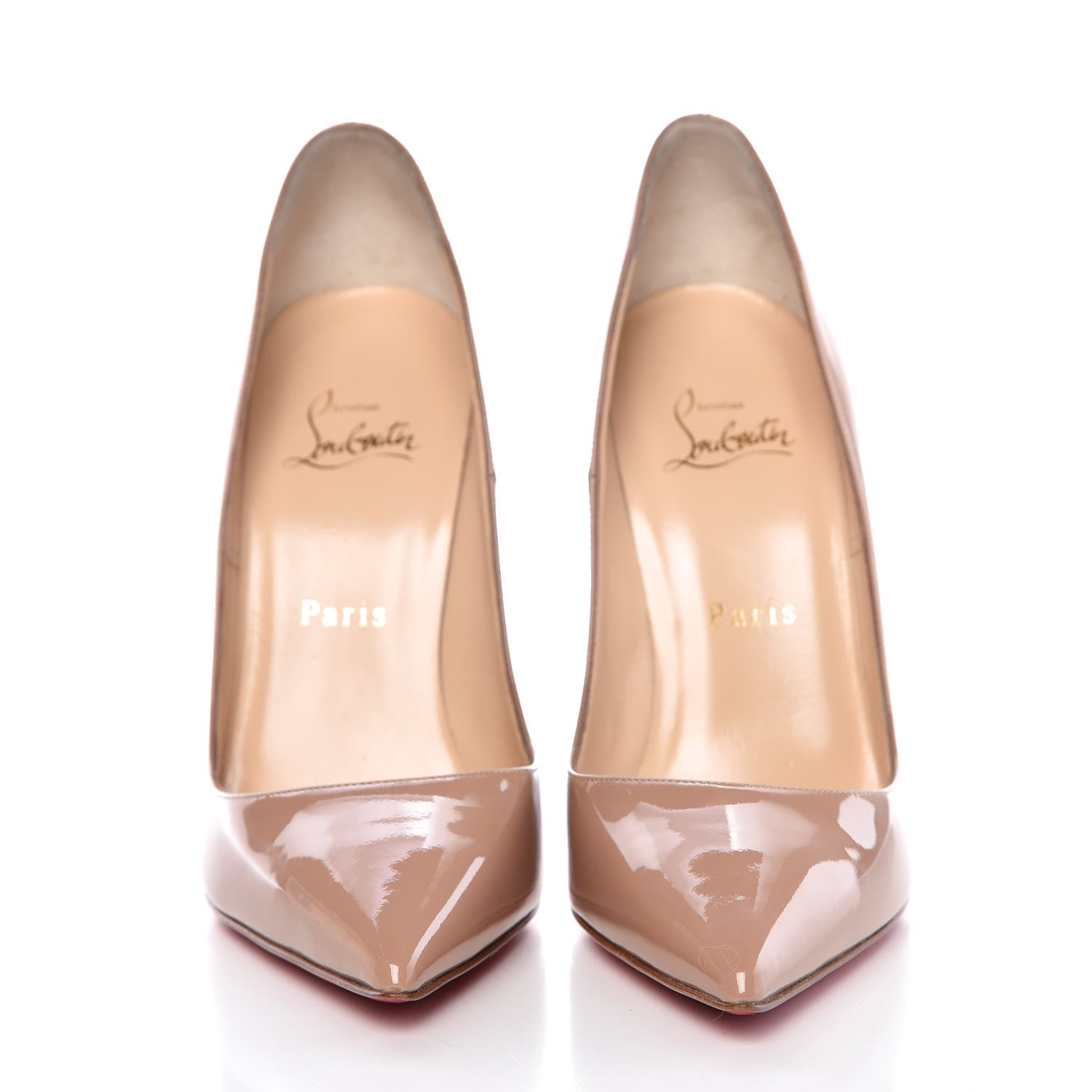 Christian Louboutin Patent So Kate 120 Pumps 38 Nude 2 of 12