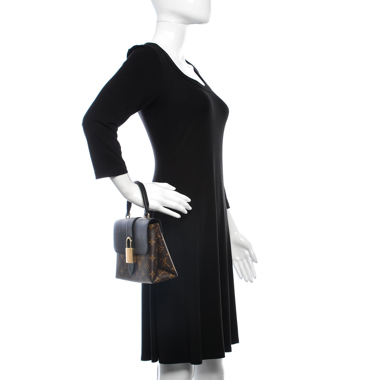 Louis Vuitton Monogram Locky BB Black 3 of 10