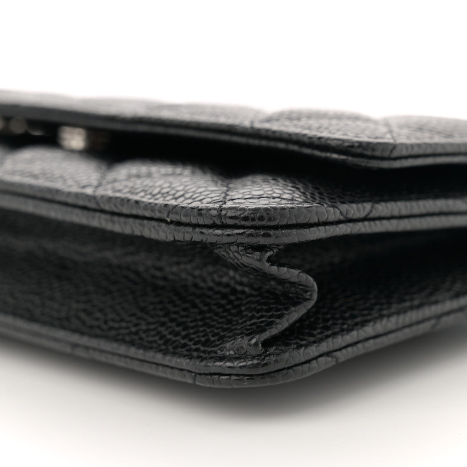 Chanel Caviar Quilted Wallet on Chain WOC Black 10 of 11