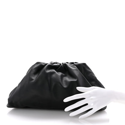 Bottega Veneta Smooth Butter Calf The Pouch Oversized Clutch Black 2 of 10