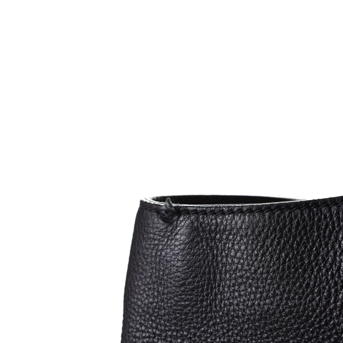 Pebbled Calfskin Large Soho Shoulder Bag Black