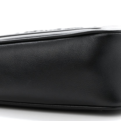 Prada Grace Lux Triangle Logo Embossed Triangle Wristlet Pouch Black 9 of 11