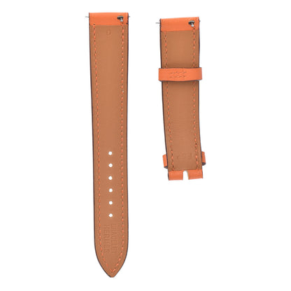Hermes Swift Heure H Watch PM Strap Orange 3 of 4