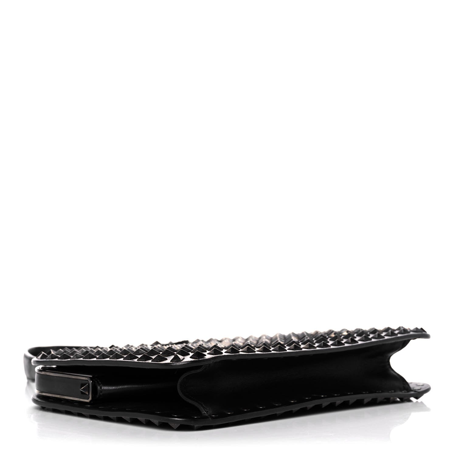 Valentino Garavani Vitello Rockstud All Over Top Handle Bag Black 4 of 13