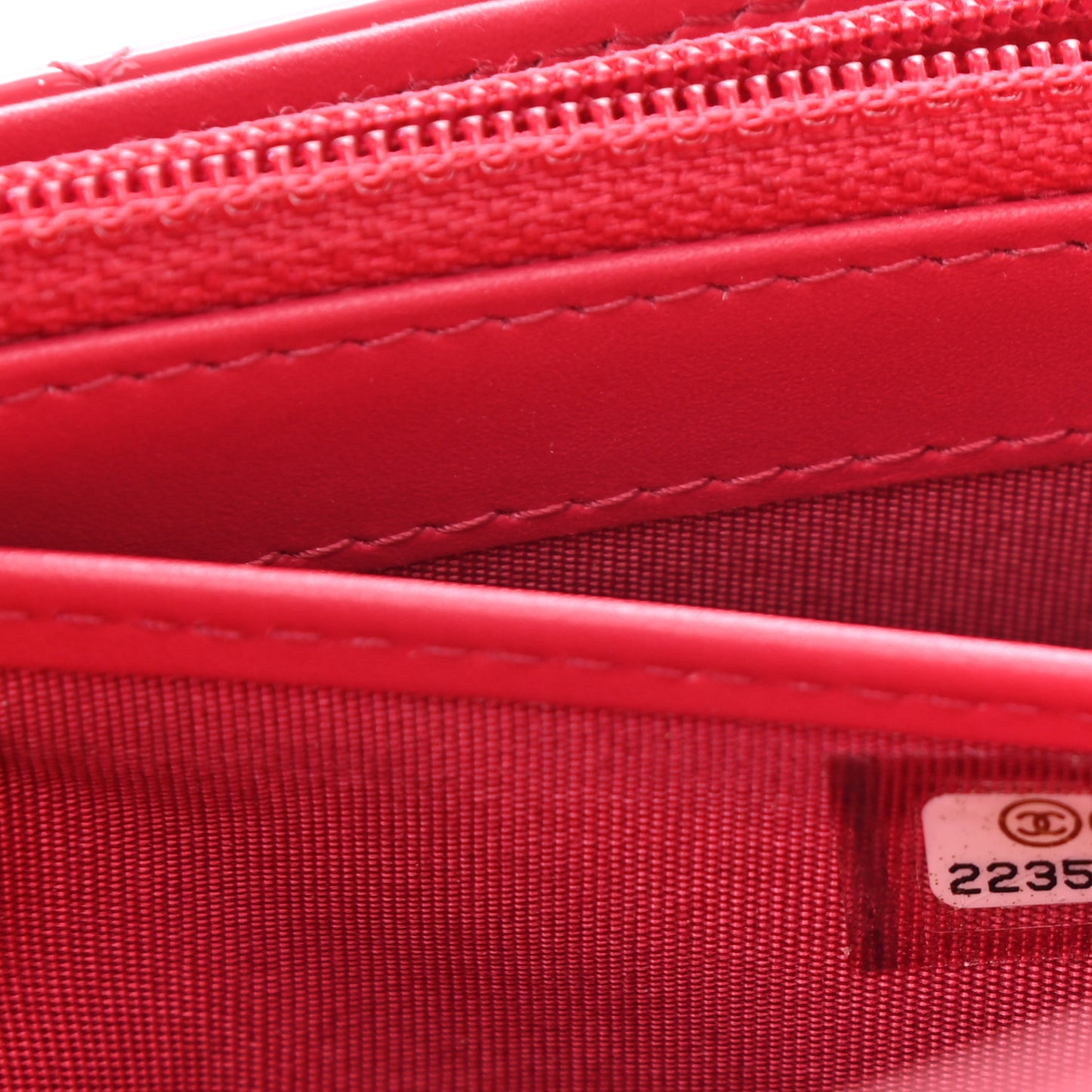 Patent Calfskin Quilted Boy Flap Wallet Pink