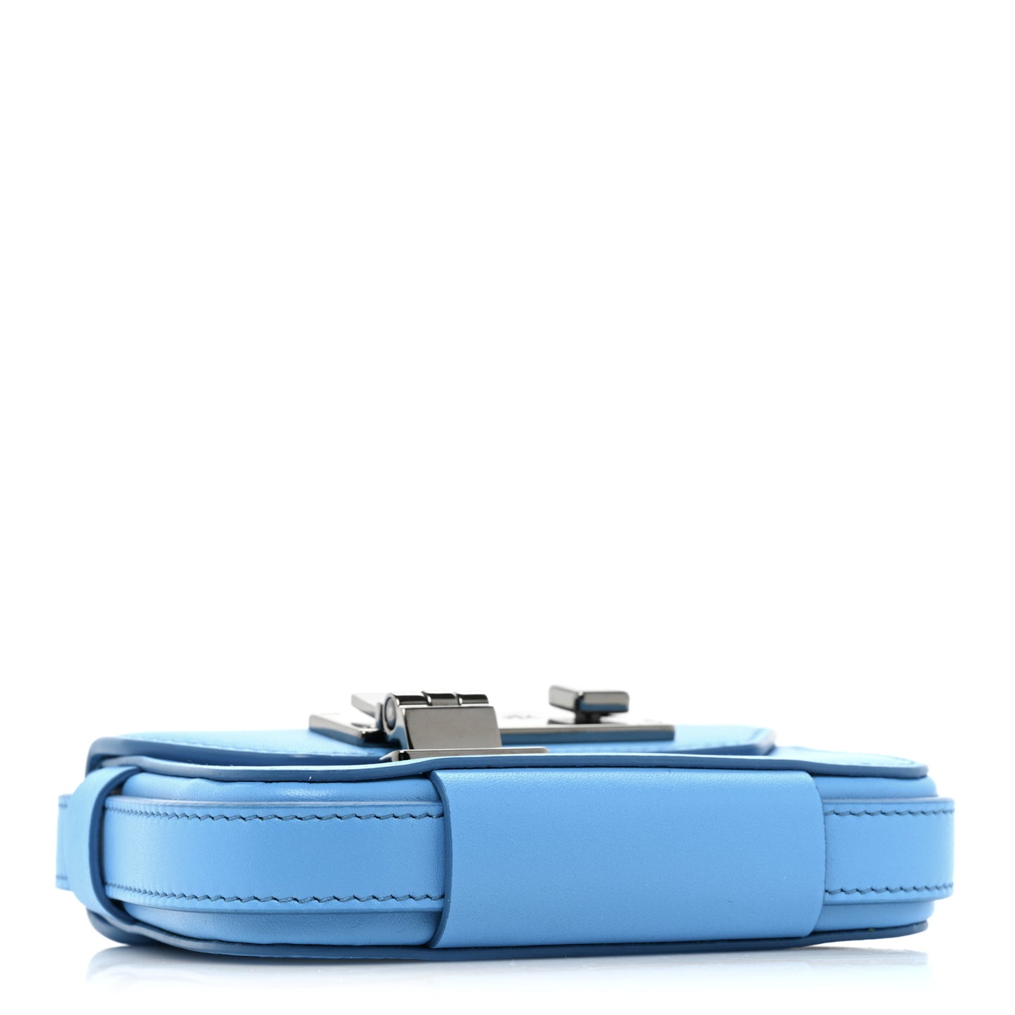 Smooth Calfskin Nano Pouch Cornflower