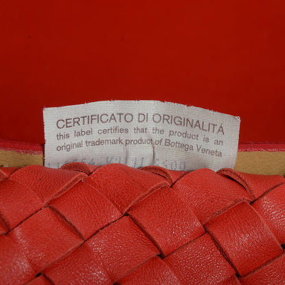 Bottega Veneta Nappa Intrecciato Medium Cabat Red 8 of 8