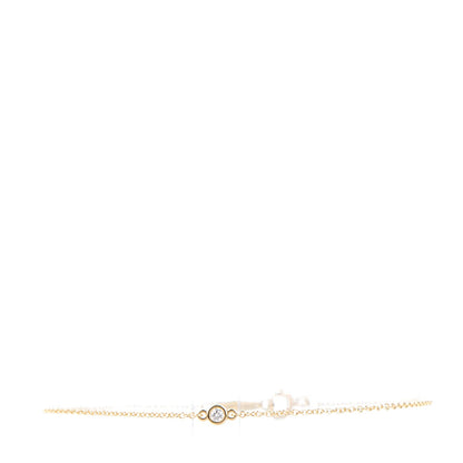 Tiffany 18K Yellow Gold Diamond .08ct Elsa Peretti Diamonds by the Yard Bracelet 1 of 7