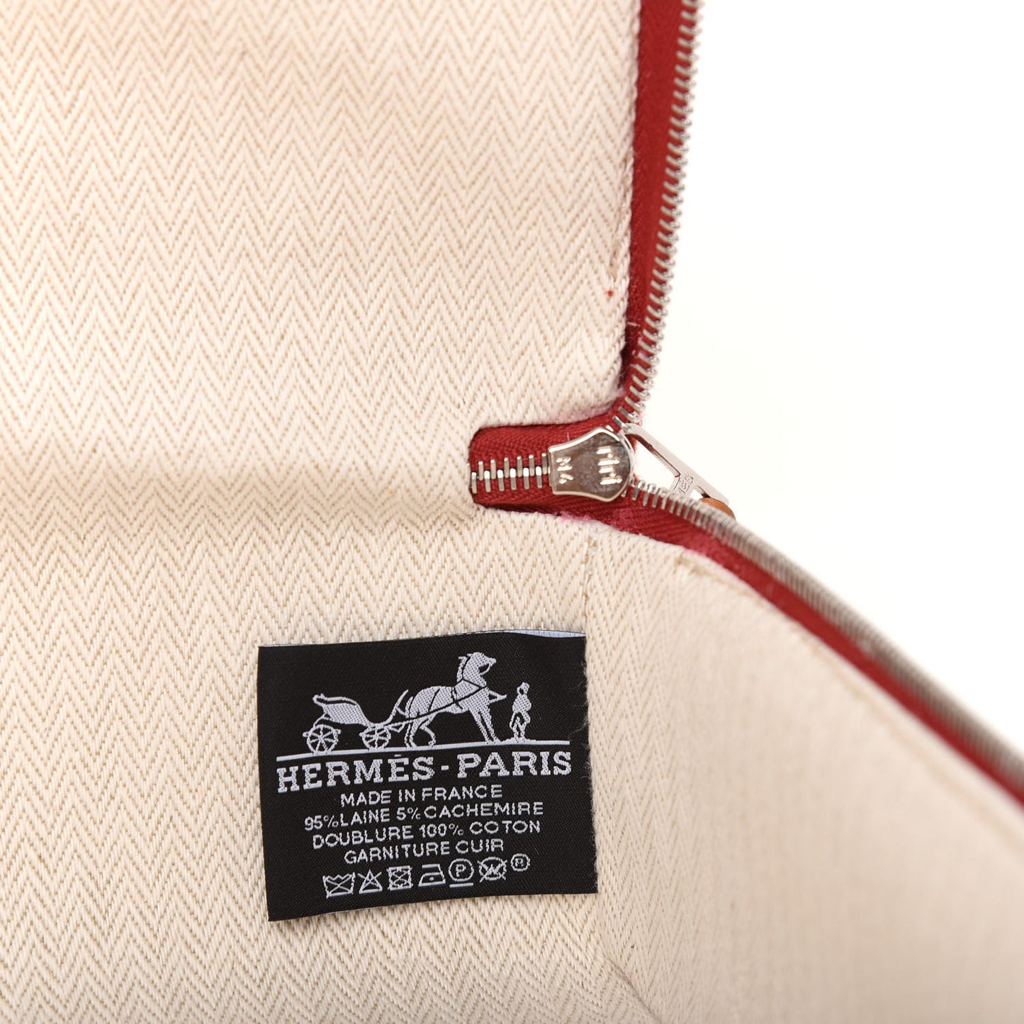 Wool Cashmere Paddock GM Jewelry Case Terracotta