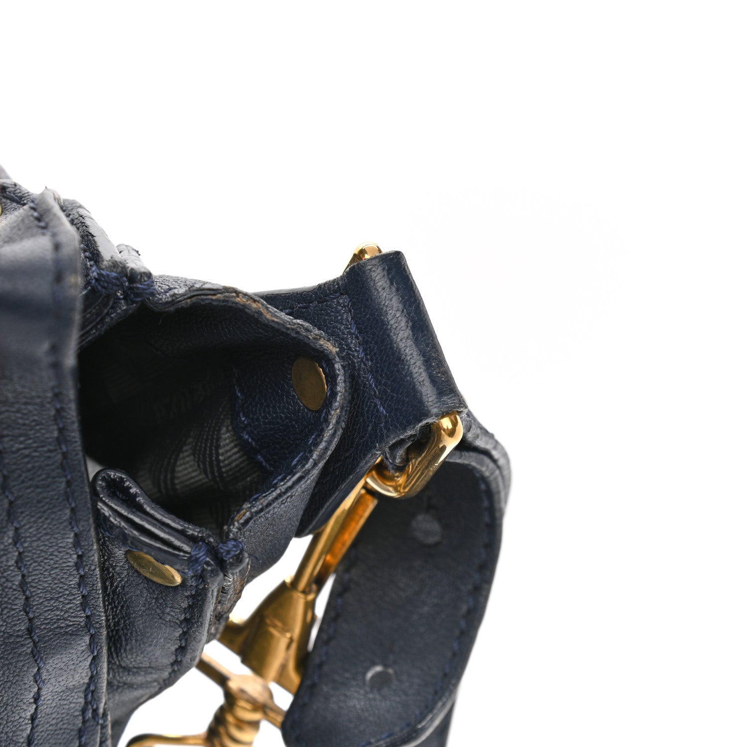 Proenza Schouler Lambskin Large PS1 Satchel Indigo 12 of 13