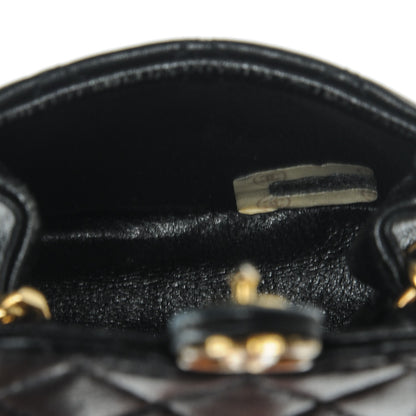 Chanel Lambskin Quilted Micro Mini Flap Black 6 of 7